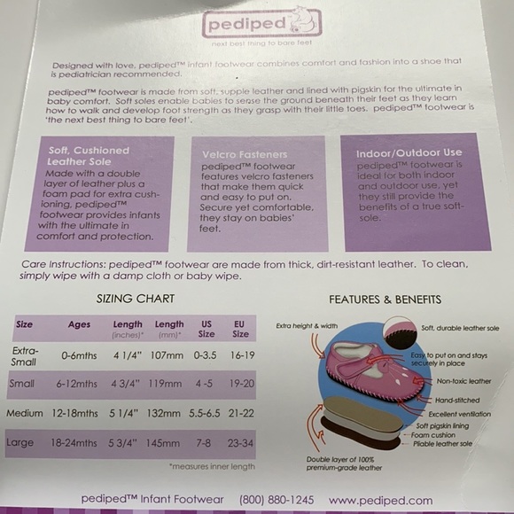 Pediped Handcrafted Leather Soft-sole Shoes - Picture 10 of 10